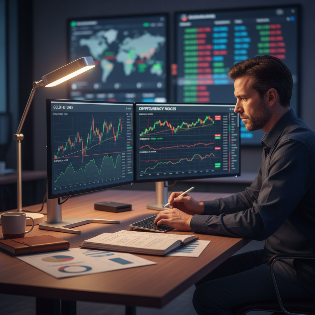 加密貨幣交易大宗商品與黃金期貨合約2026年投資策略分析